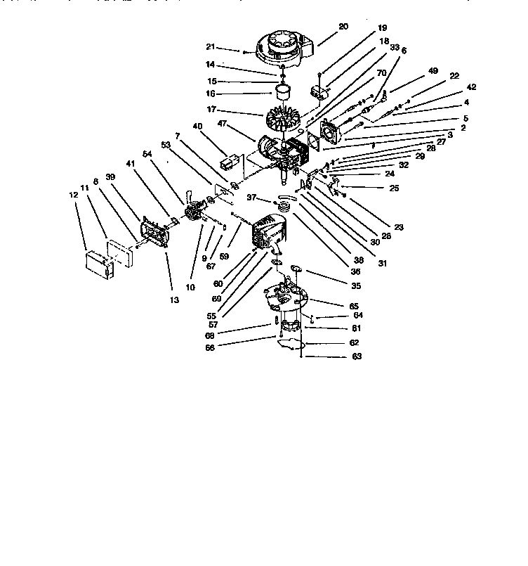 Engine Assembly 2 Diagram and Parts List for 10324 8900001 & UP Lawn Boy Lawn Mower